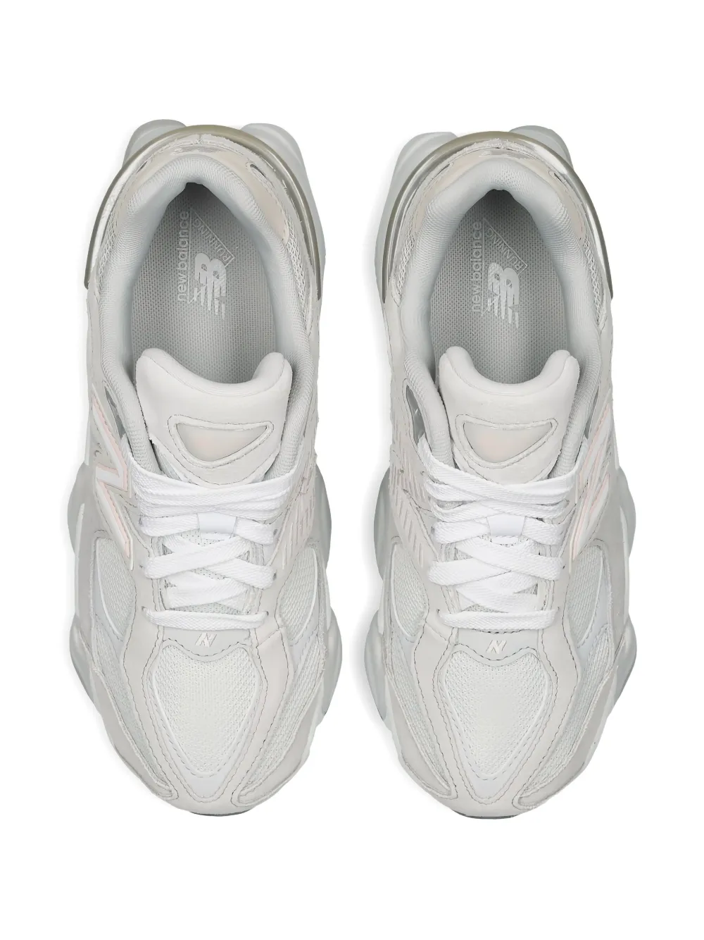 New Balance Kids 9060 suede trainers Neutrals