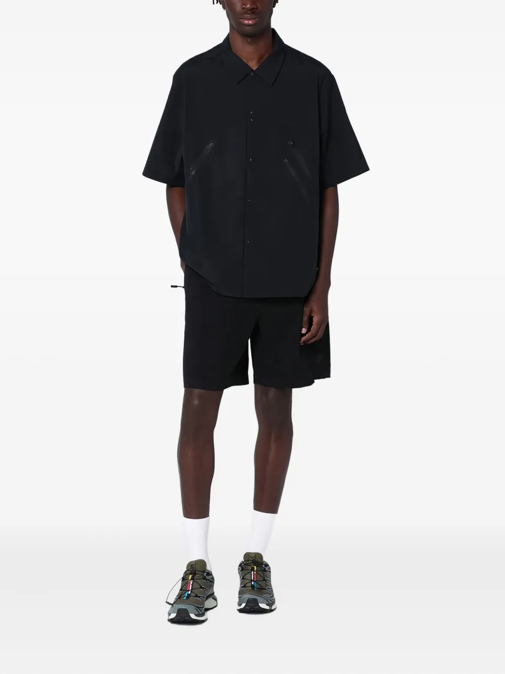 PURPLE MOUNTAIN OBSERVATORY zip-pocket short-sleeve shirt | Image 2