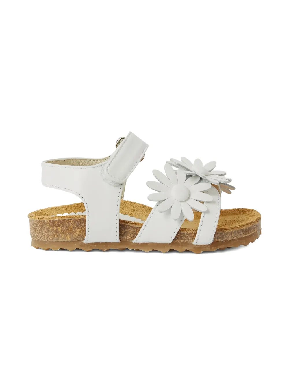 Il Gufo Leren sandalen Wit