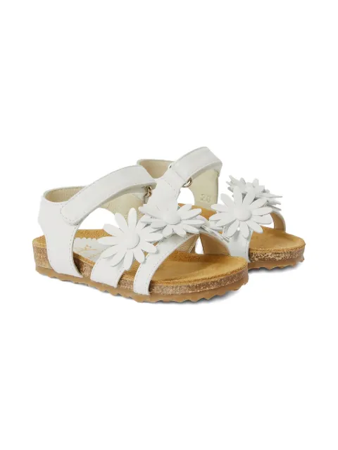Il Gufo sandalias con apliques florales