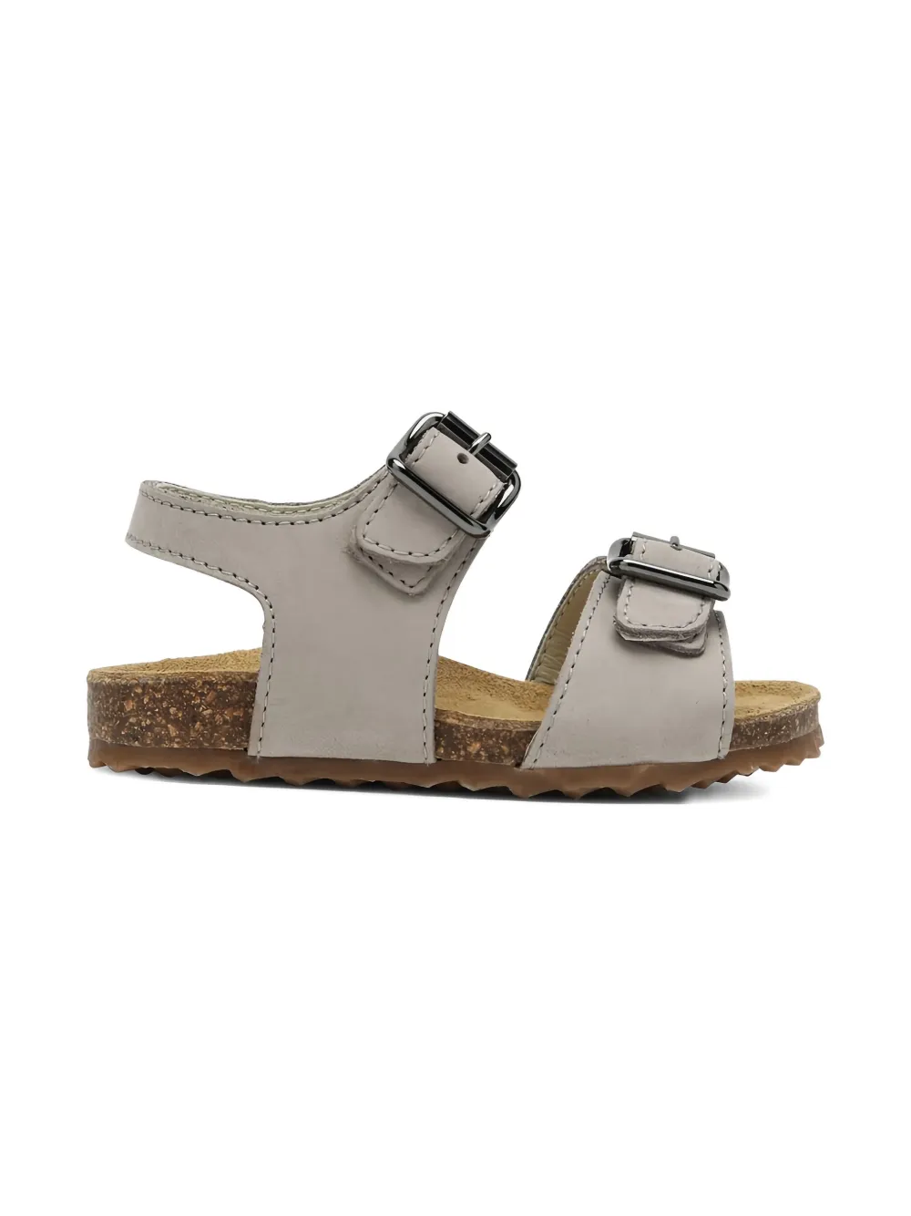 Il Gufo Leren sandalen Grijs