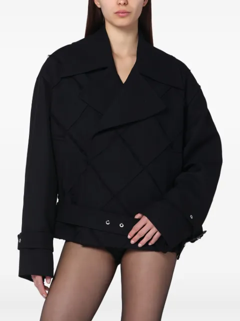 Namacheko quilted waist trench coat