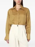 MARK KENLY DOMINO TAN Sigga cuffed-sleeves shirt - Neutrals