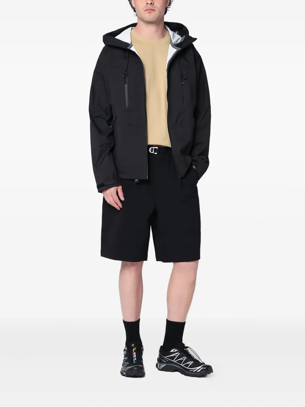 PURPLE MOUNTAIN OBSERVATORY zip-pocket belted shorts | Bermuda Shorts | Image 2