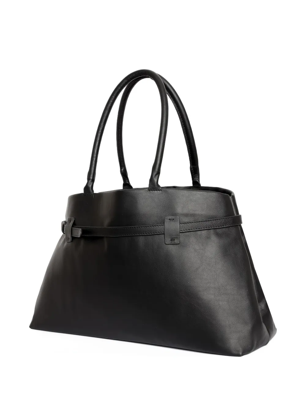 Sarah Chofakian Calizo leather tote bag - Zwart