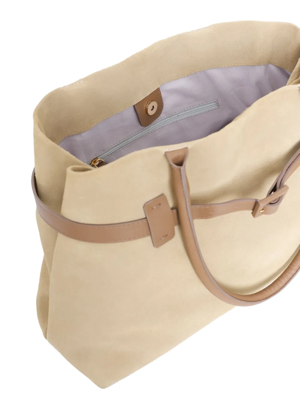 Sarah Chofakian Calizo Suede Tote Bag