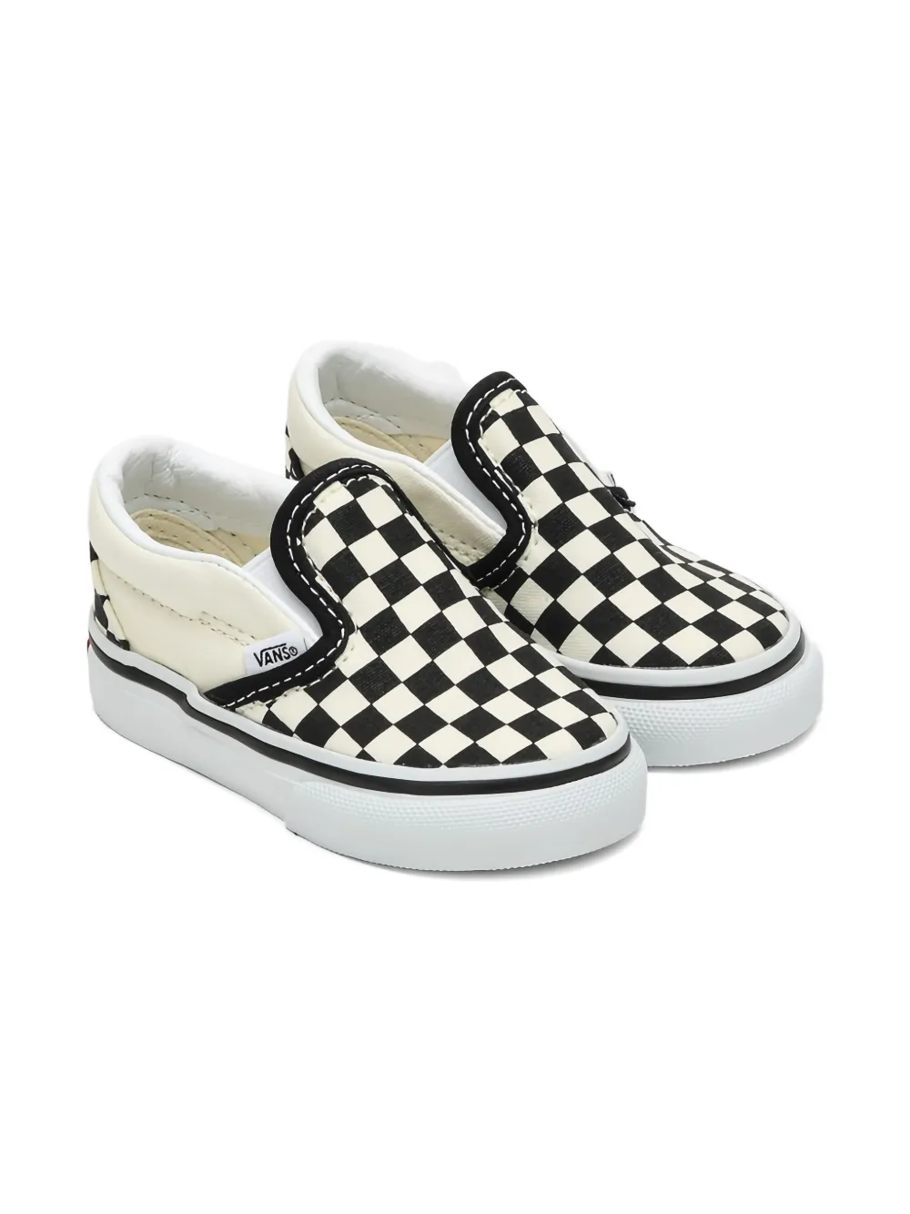 Vans Kids Classic lip-on sneakers Zwart