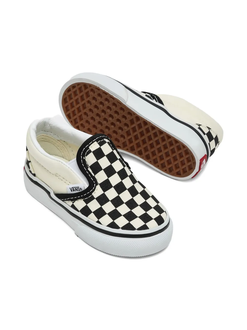 Vans Kids Classic lip-on sneakers Zwart