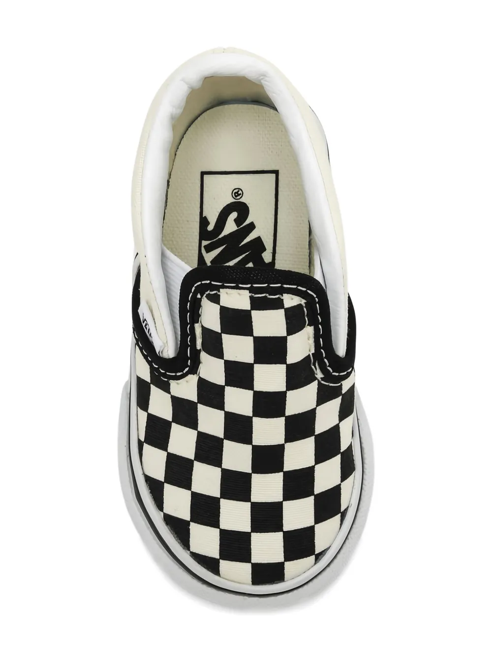 Vans Kids Classic lip-on sneakers Zwart