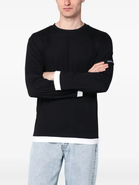Namacheko long-sleeve layered t-shirt