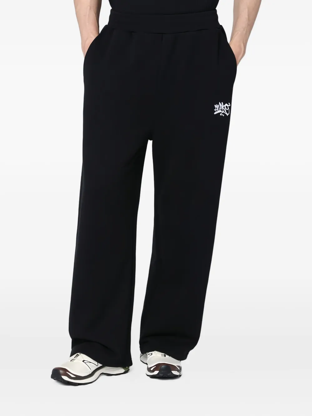 Awake NY Trainingsbroek met geborduurd logo Zwart