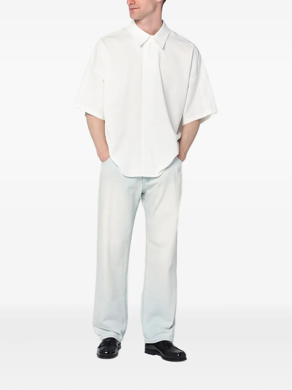 NEW AMSTERDAM logo-patch jeans | Regular & Straight-Leg Jeans | Image 2