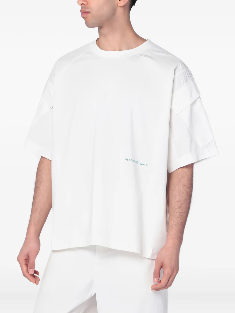 Peacemaker Oamc T-Shirt mit Taschendetail - Weiß