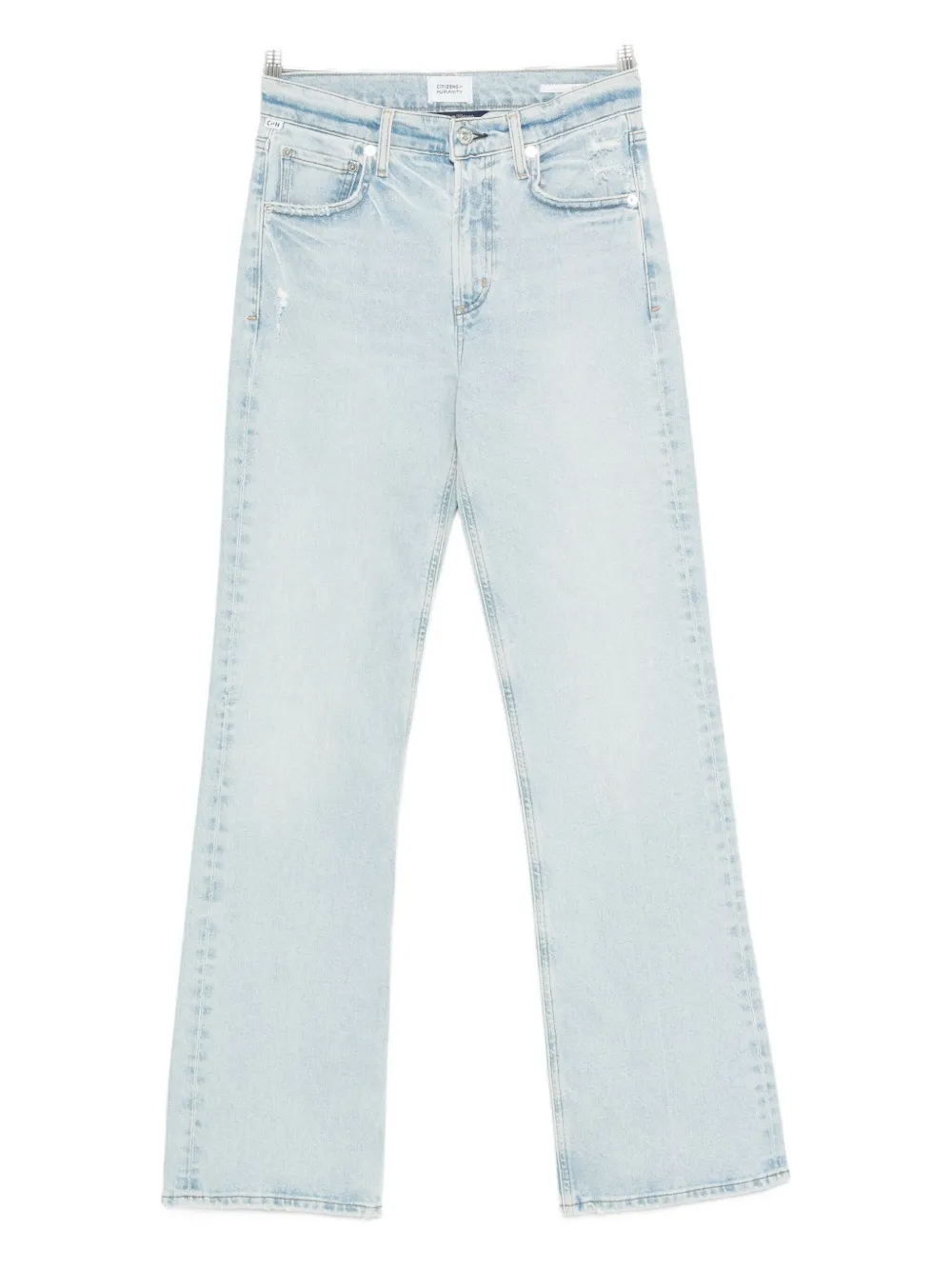 Citizen Of Humanity Logo-motif Jeans In Gold