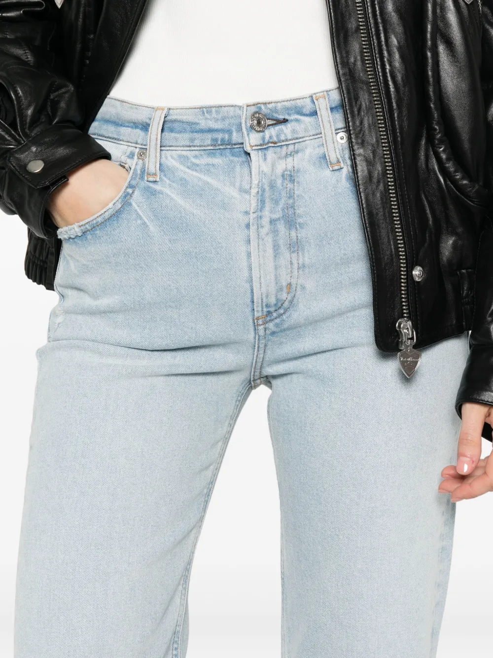 Citizens of Humanity Jeans met logopatroon Blauw