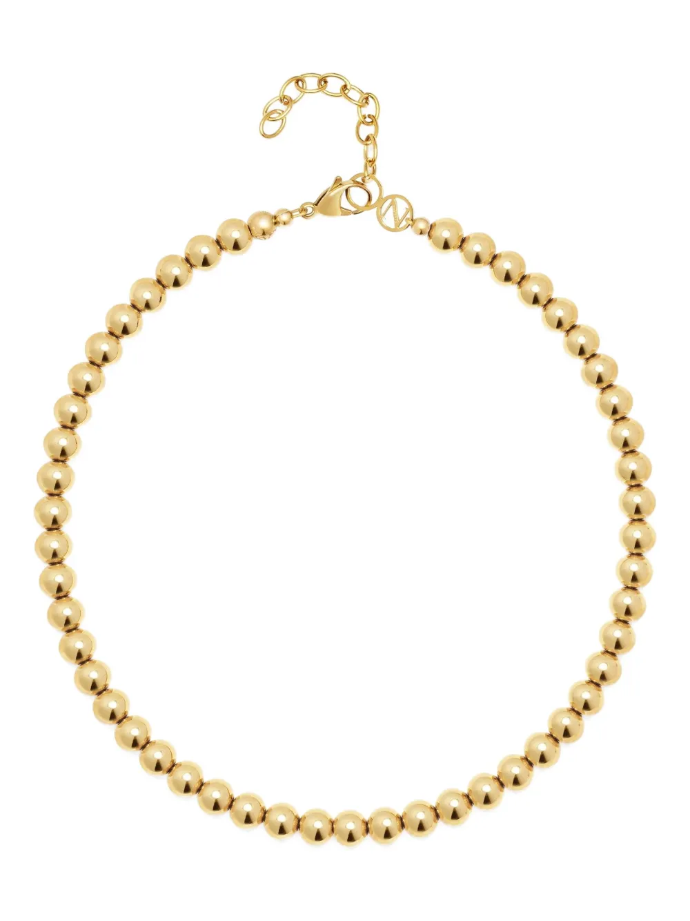 Nialaya Jewelry Glow beaded choker necklace | Gold | Image 1