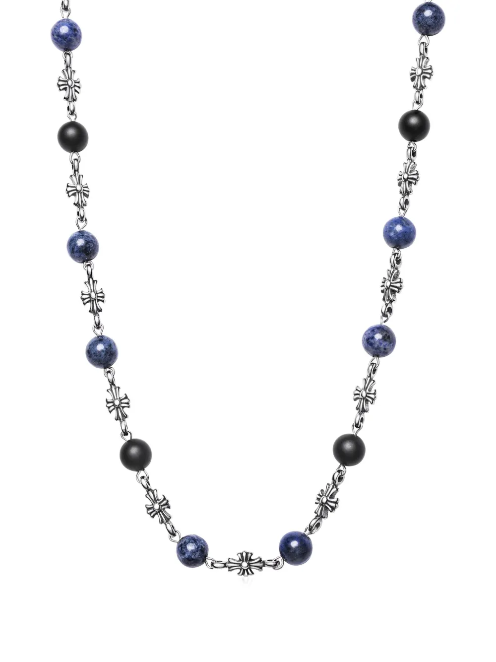 Nialaya Jewelry cross-chain necklace | Silver | Image 1