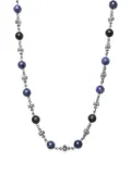 Nialaya Jewelry cross-chain necklace - Silver