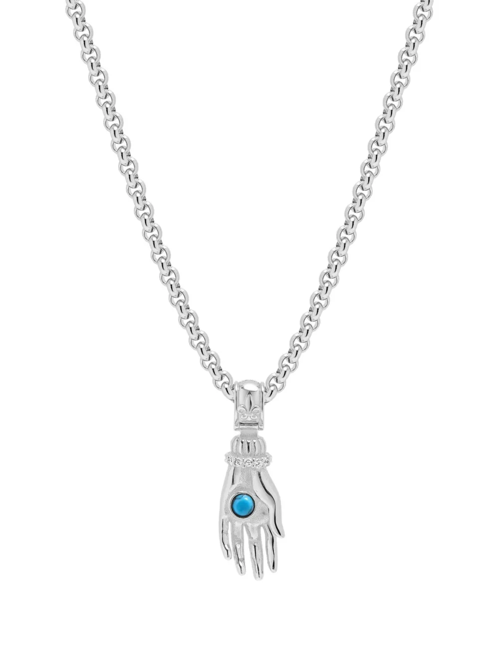 Nialaya Jewelry hand-pendant necklace | Silver | Image 1