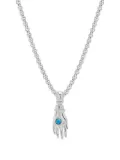 Nialaya Jewelry hand-pendant necklace - Silver