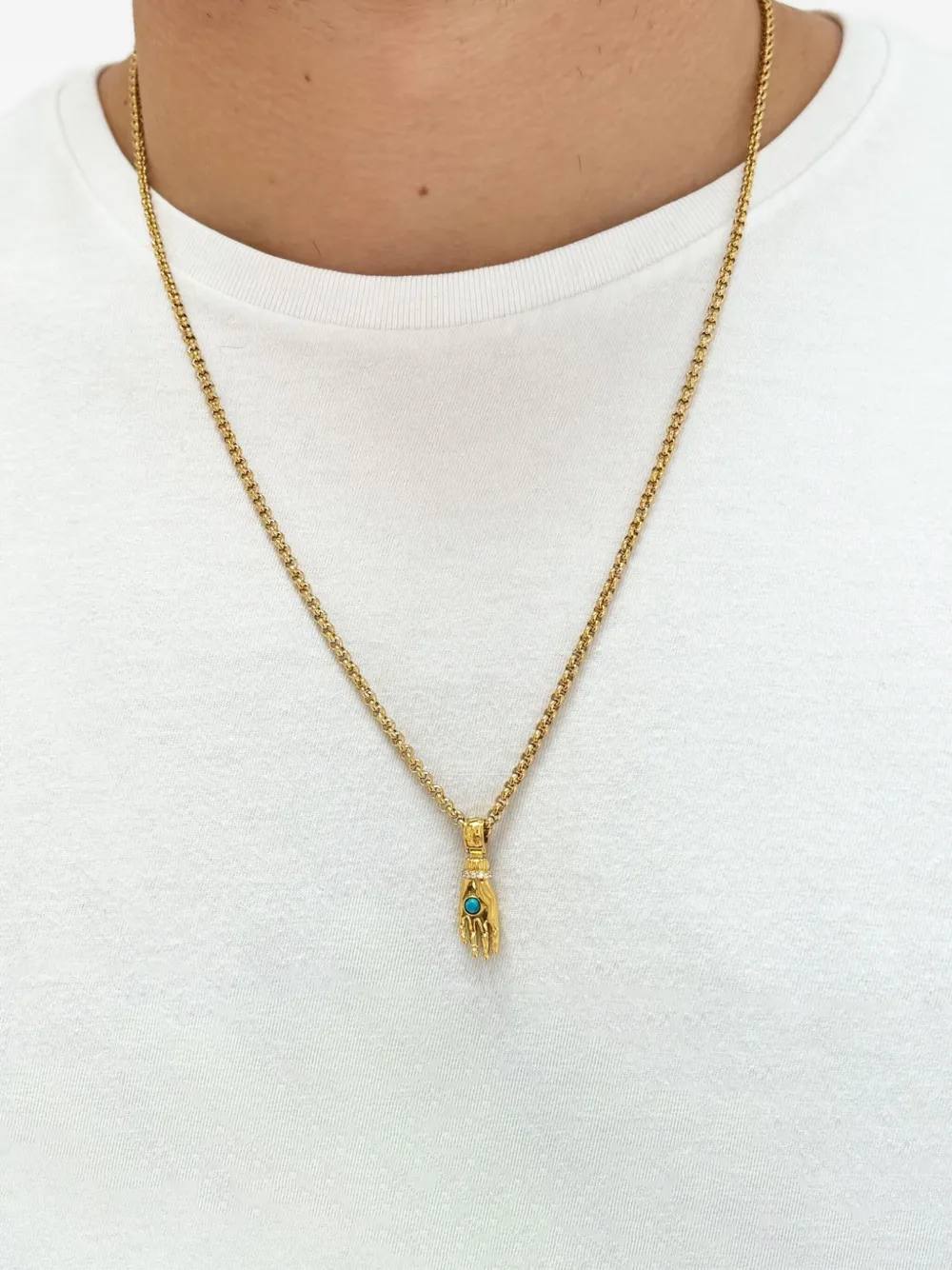 Nialaya Jewelry hand-pendant necklace | Image 2