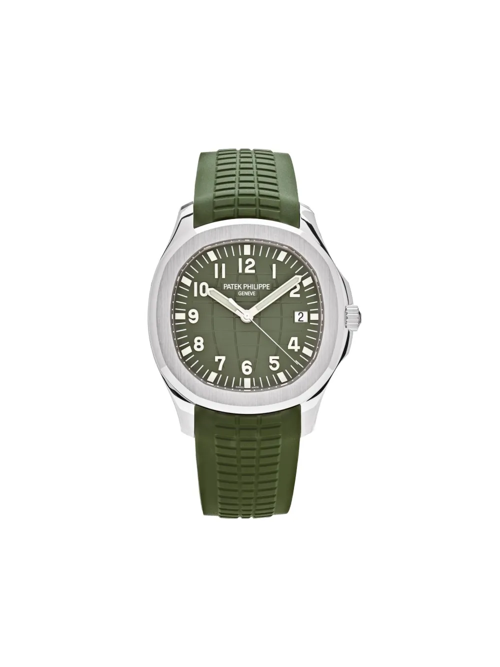 Pre-owned Patek Philippe 2023 Unworn Aquanaut 42mm In Green