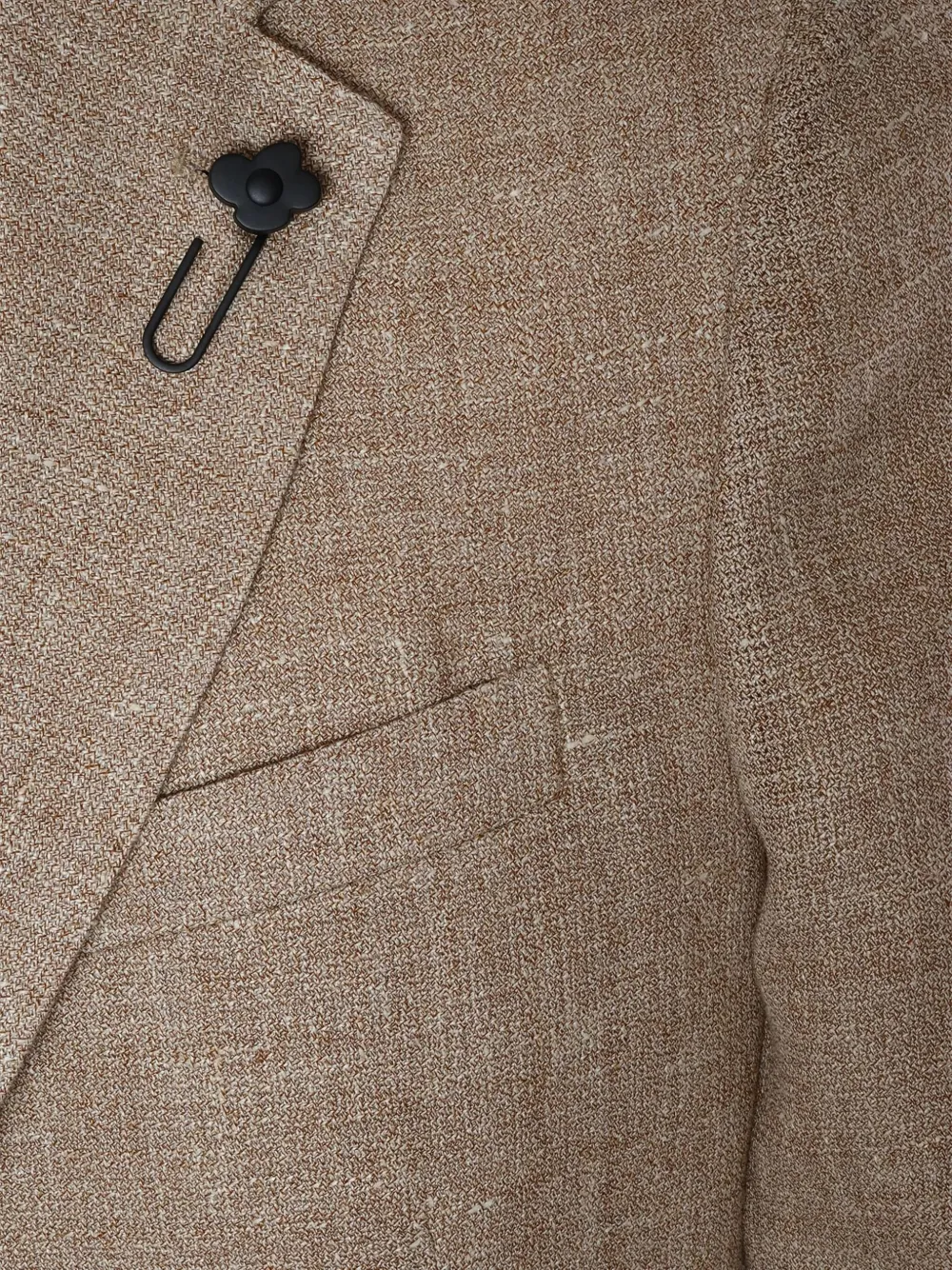 Lardini three-button patch-pocket blazer Bruin