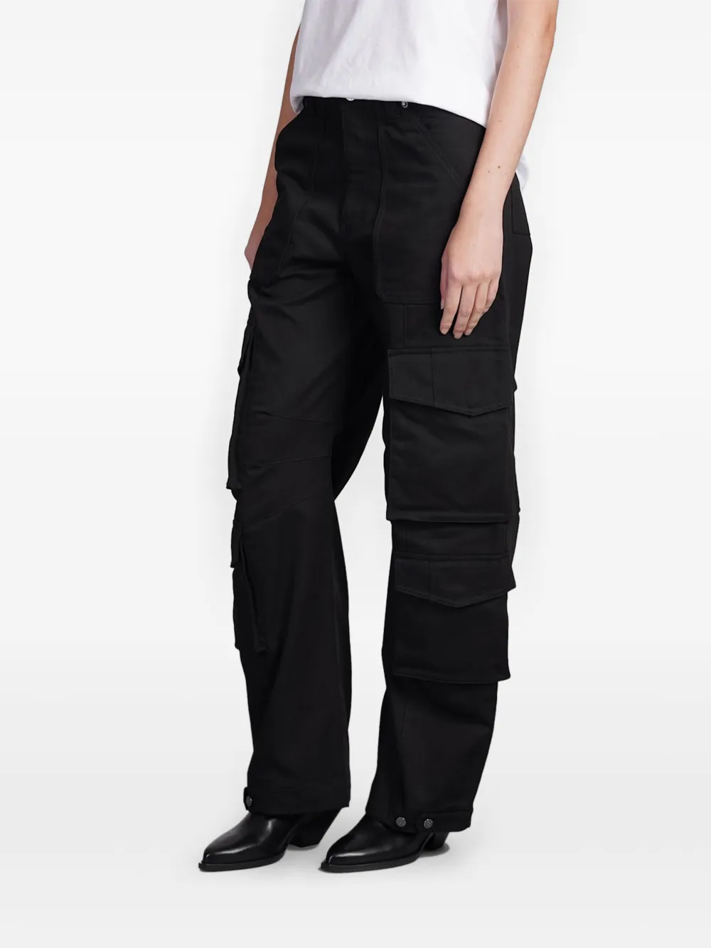 Golden Goose Journey multi-pocket cargo trousers Zwart