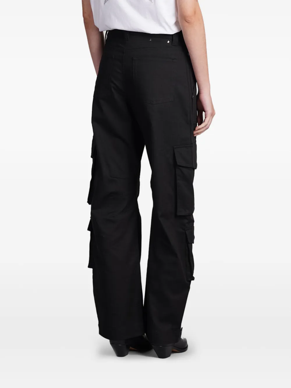 Golden Goose Journey multi-pocket cargo trousers Zwart
