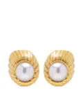 Nialaya Jewelry freshwater pearl earrings - Gold