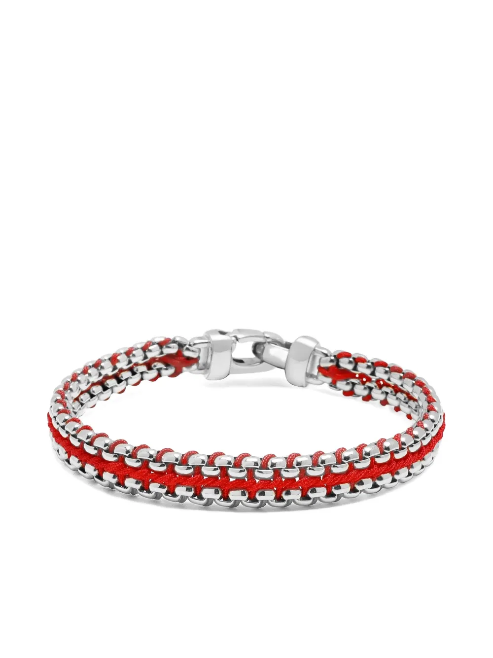 Nialaya Jewelry ウーブン ブレスレット - シルバートーン Nialaya Jewelry ウーブン ブレスレット - シルバートーン