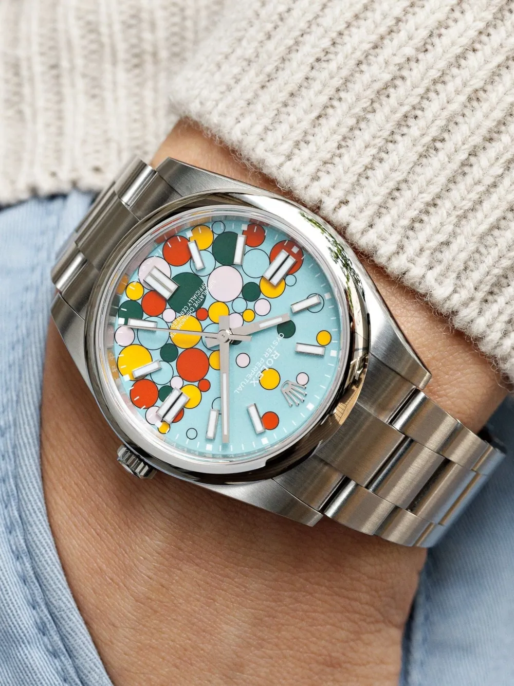 Rolex 2024 Oyster Perpetual 'Celebration Motif' 41mm | Pre-Owned | Image 2