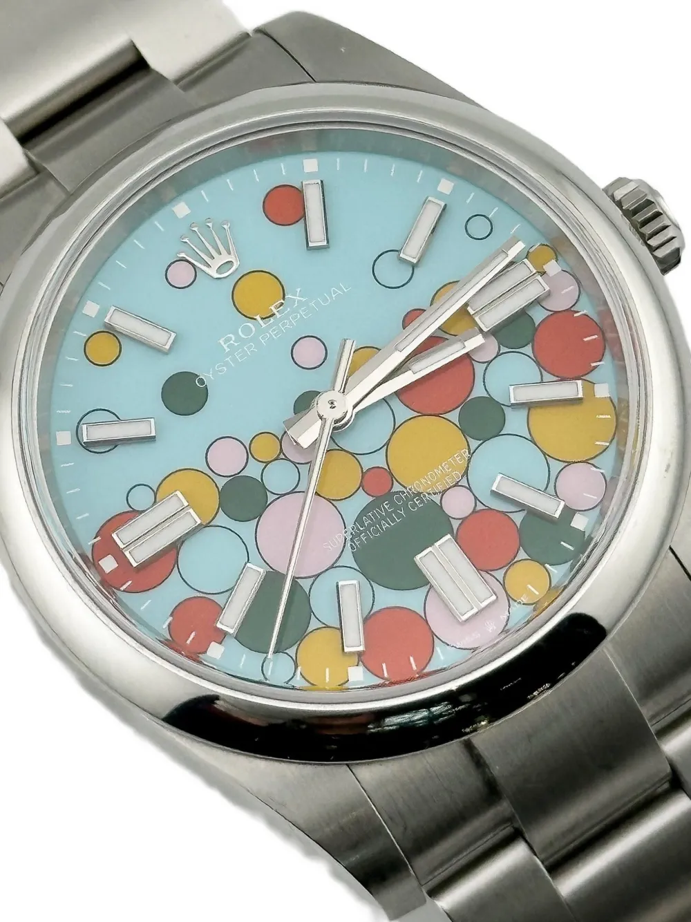 Pre-owned Rolex 2024 Oyster Perpetual 'celebration Motif' 41mm