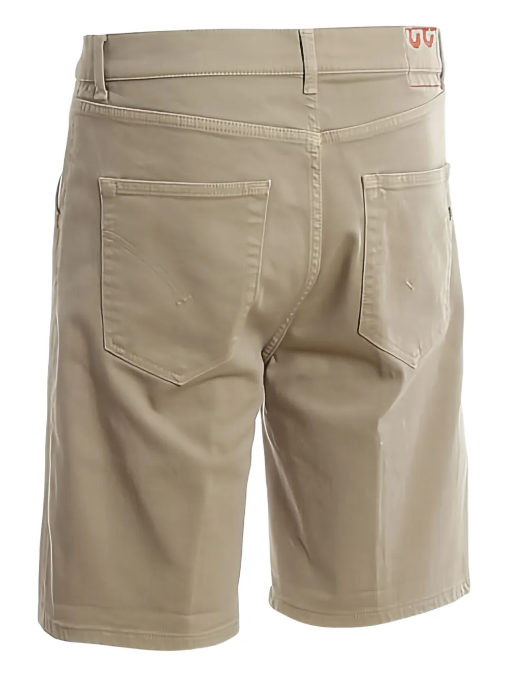 DONDUP logo-patch bermuda shorts - Beige