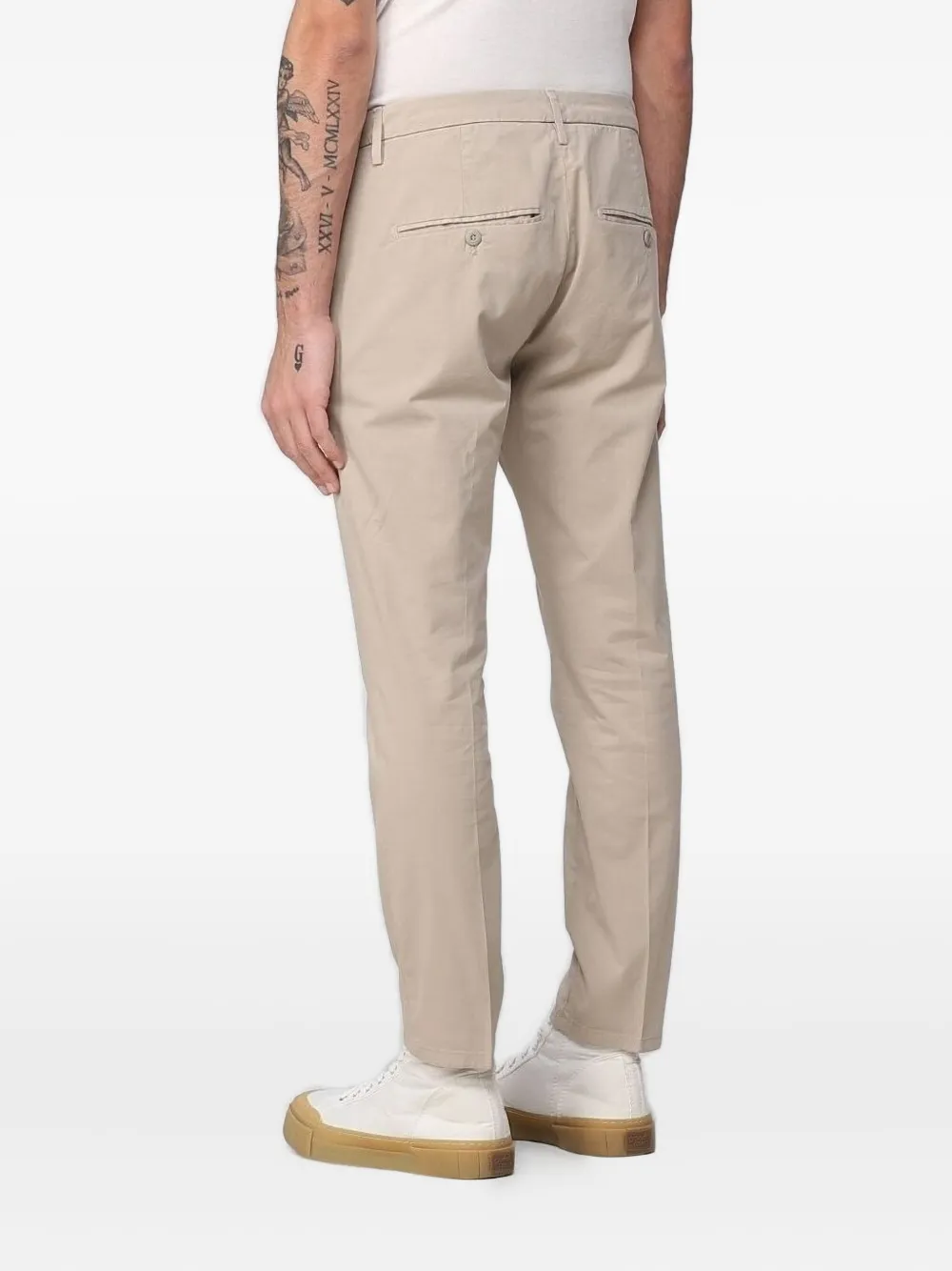DONDUP tapered trousers - Beige