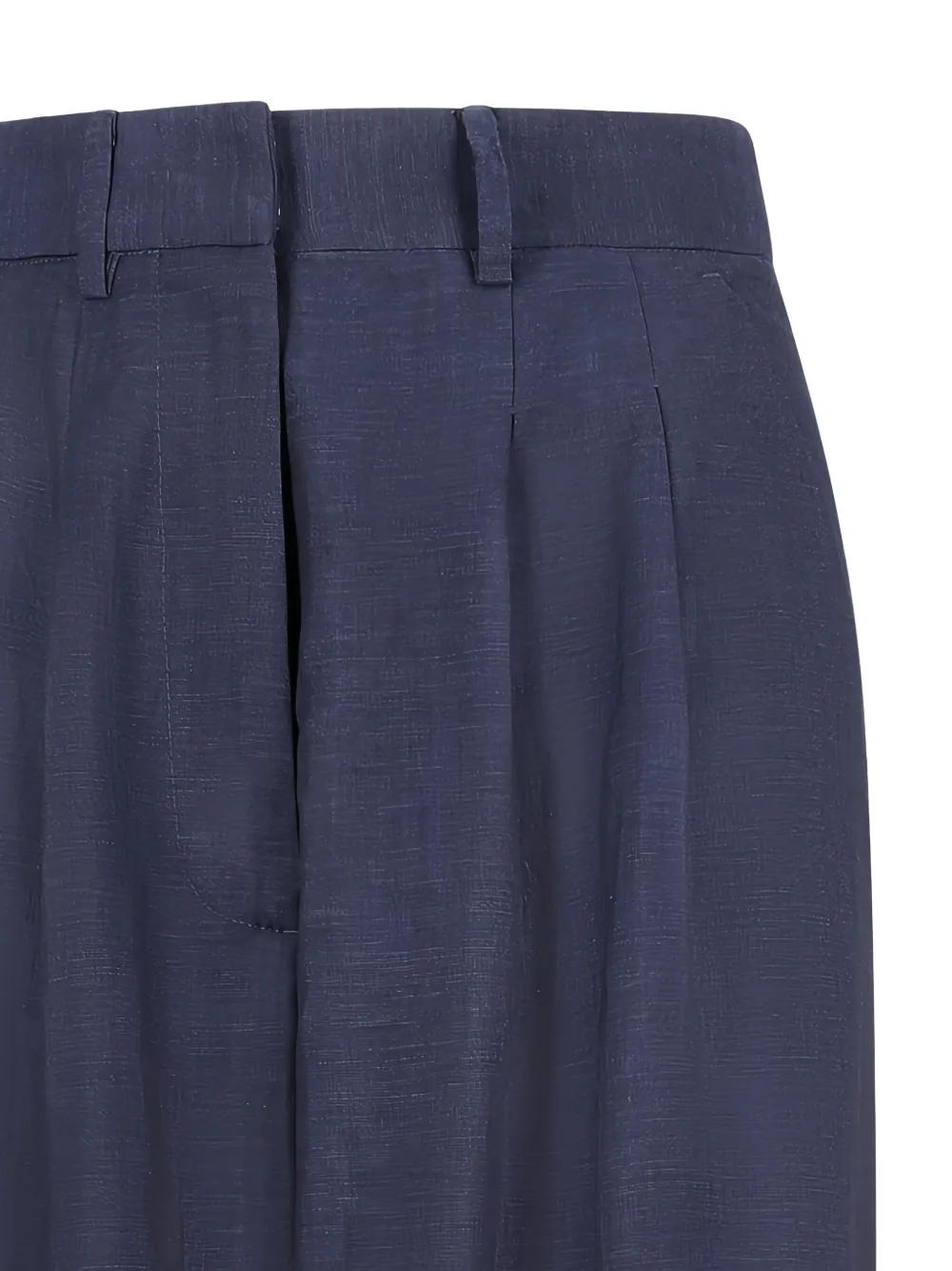 Pt Torino Frankie Pleated Trousers In Blue