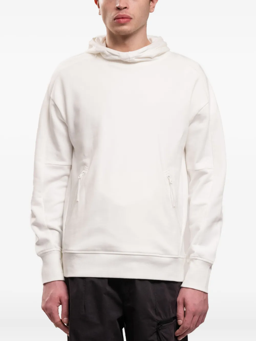 C.P. Company Hoodie met lens detail Wit