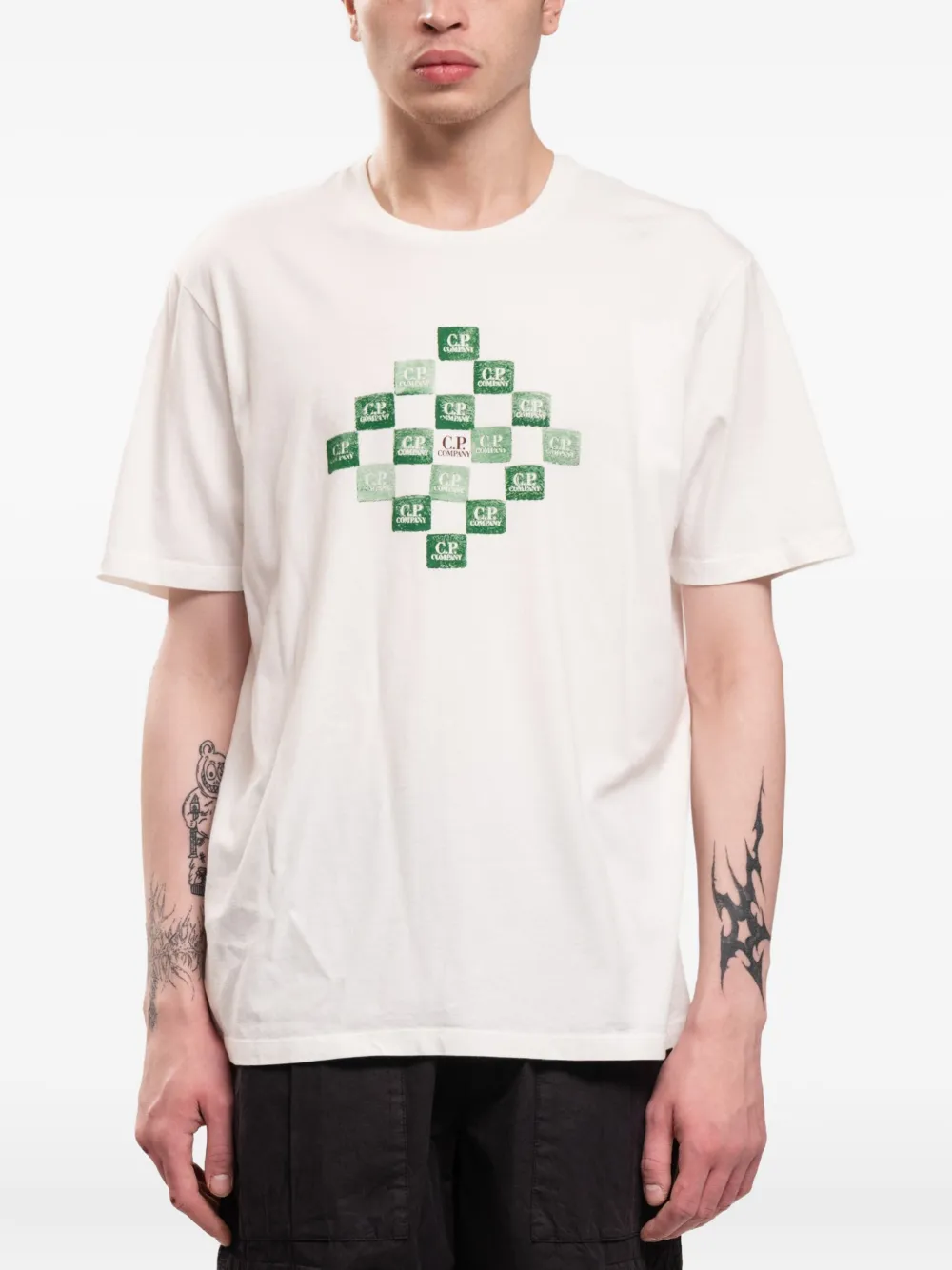 C.P. Company グラフィック Tシャツ - ホワイト C.P. Company グラフィック Tシャツ - ホワイト