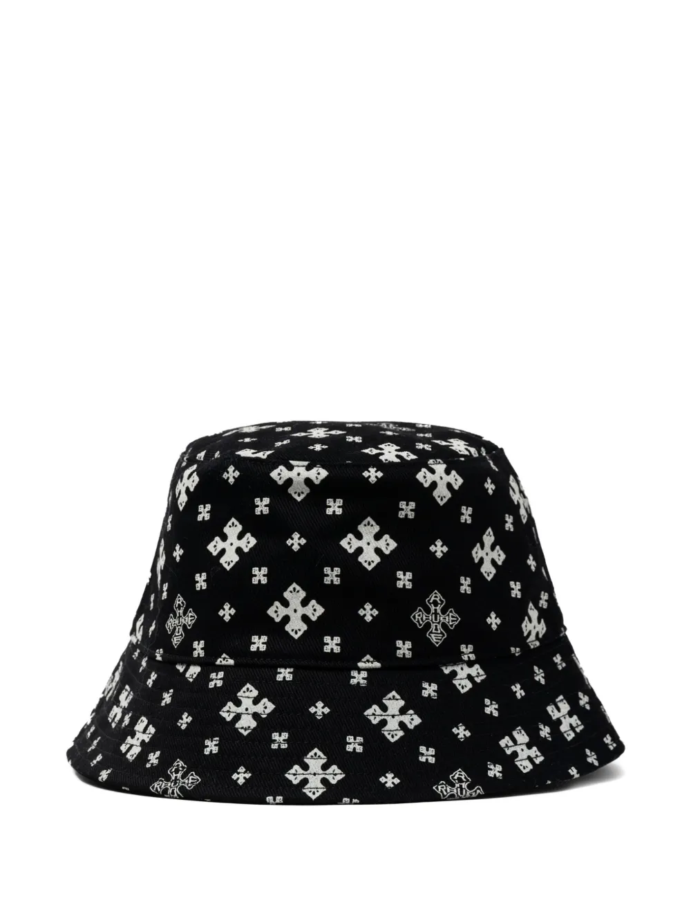 RHUDE cotton bucket hat - Zwart