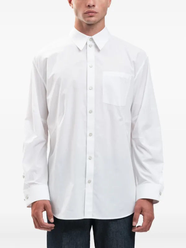 Helmut Lang Apex オーバーサイズ シャツ | ホワイト | FARFETCH JP Helmut Lang Apex オーバーサイズ シャツ | ホワイト | FARFETCH JP