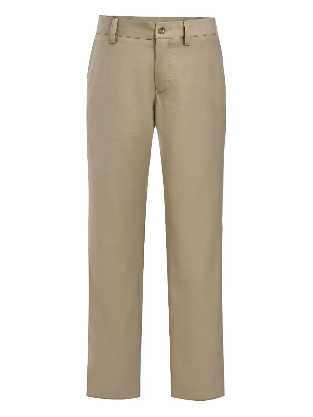 Moustache button-fastening trousers | Neutrals | Image 1