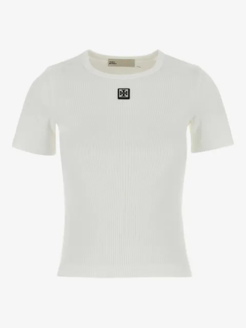 Tory Burch logo-patch T-shirt