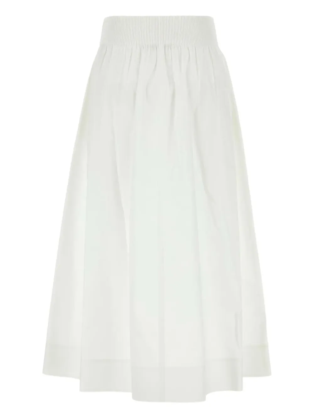 Tory Burch poplin maxi skirt - Wit