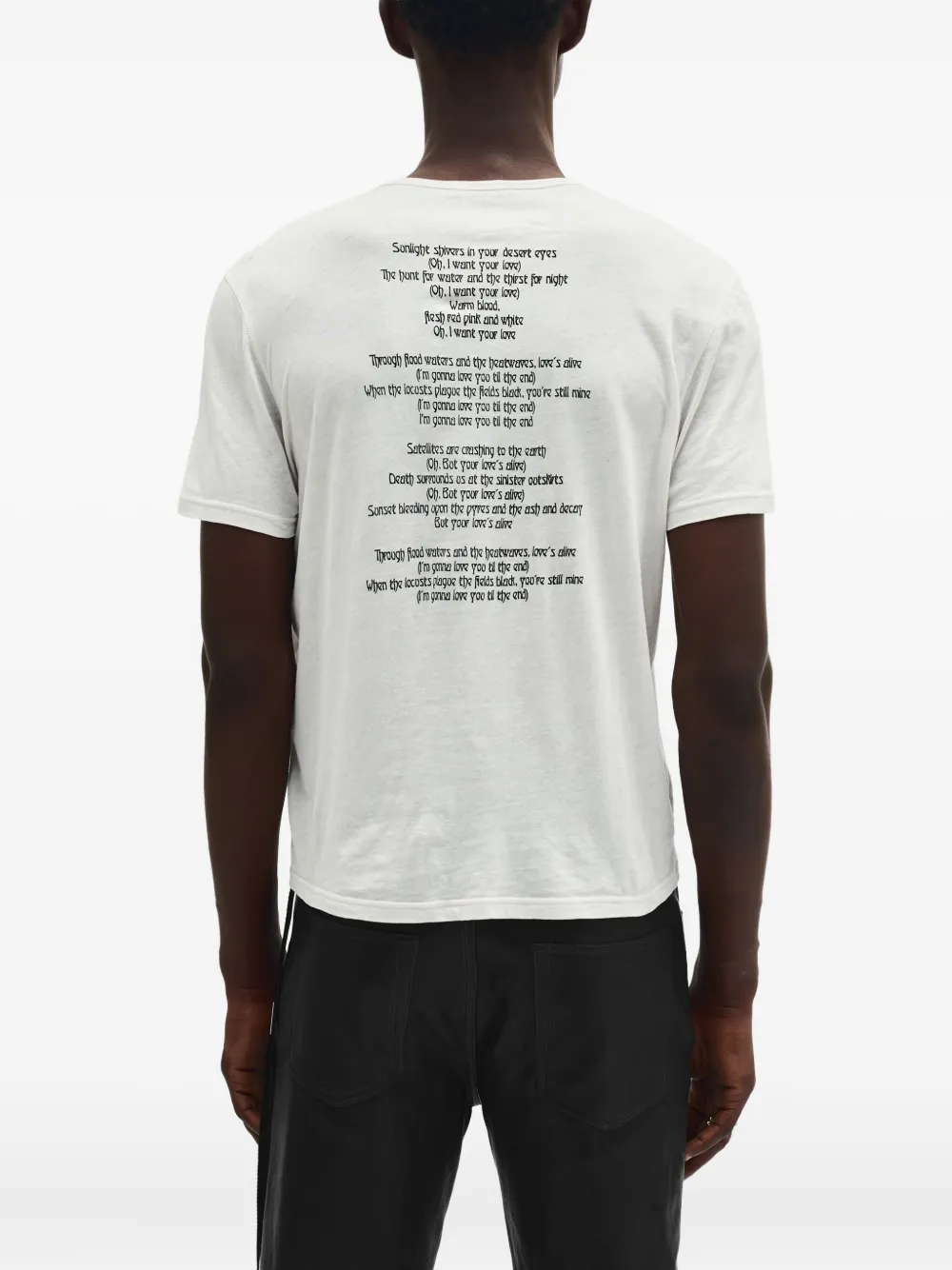 Ann Demeulemeester Baptist T-shirt Wit