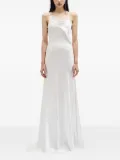 Ann Demeulemeester Aaricia satin maxi dress - White