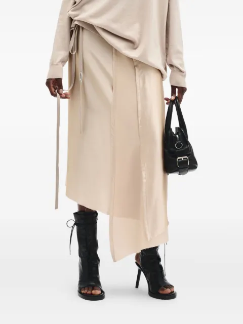Ann Demeulemeester Urda wrap midi skirt