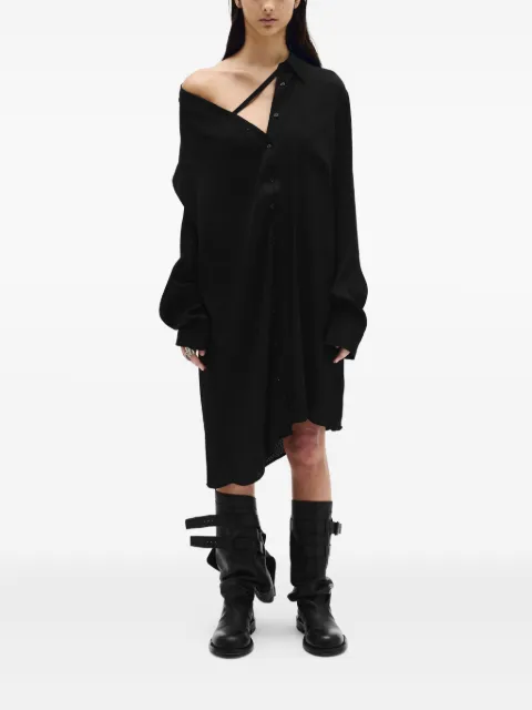 Ann Demeulemeester Halina drop-shoulder shirt dress