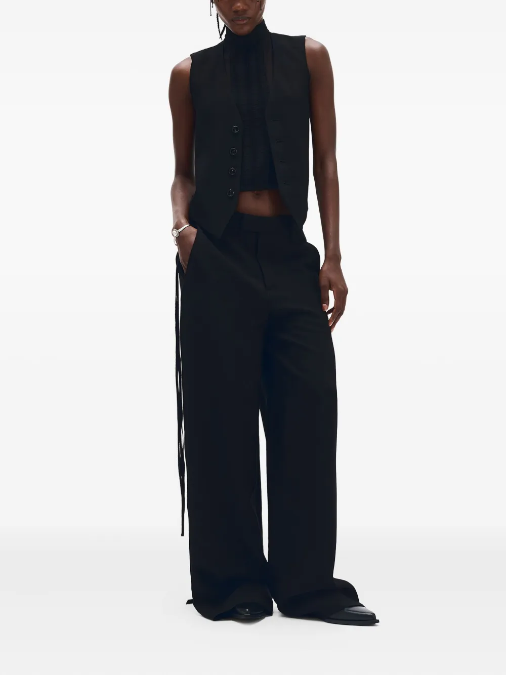 Ann Demeulemeester Elfi trousers - Zwart