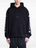 Mastermind World skull-print long-sleeve hoodie - Black