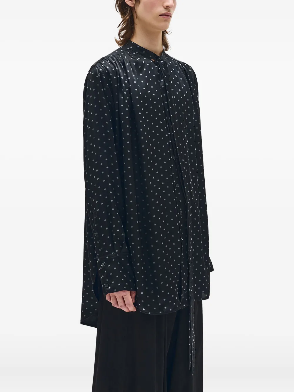 Ann Demeulemeester Solan overhemd Zwart